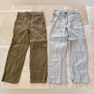 Two pack! Land's End boy khaki pants